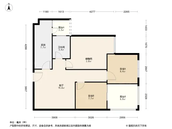 华宜上锦户型图
