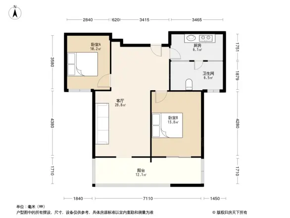 利加华庭户型图