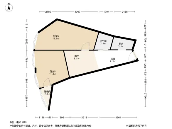 彭刘杨路社区户型图