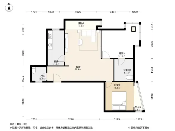 中央华府户型图