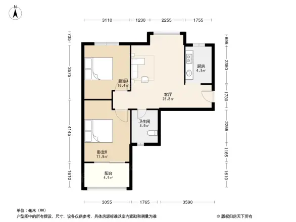 锦合天地颐翠苑户型图