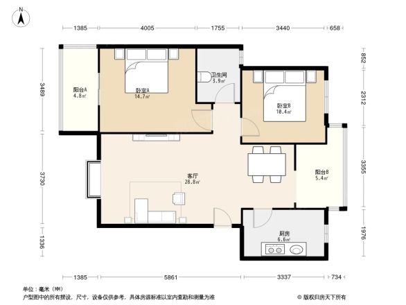 玺印上院户型图