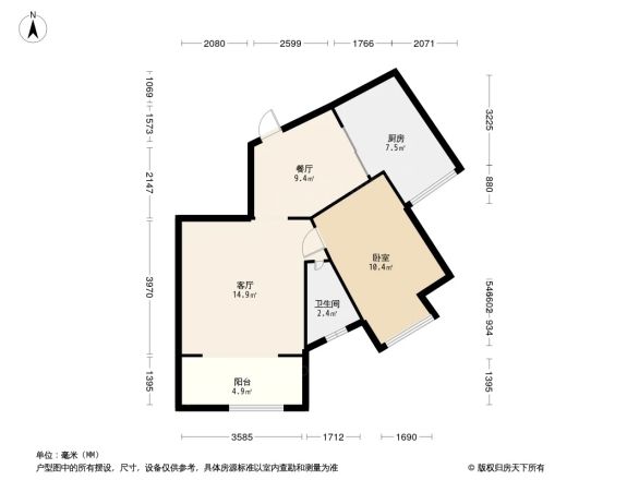 香楠湖户型图