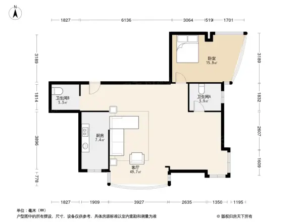 中央华府户型图
