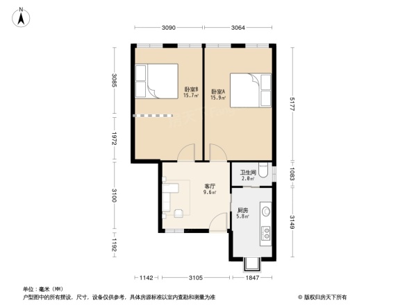 彭刘杨路社区户型图