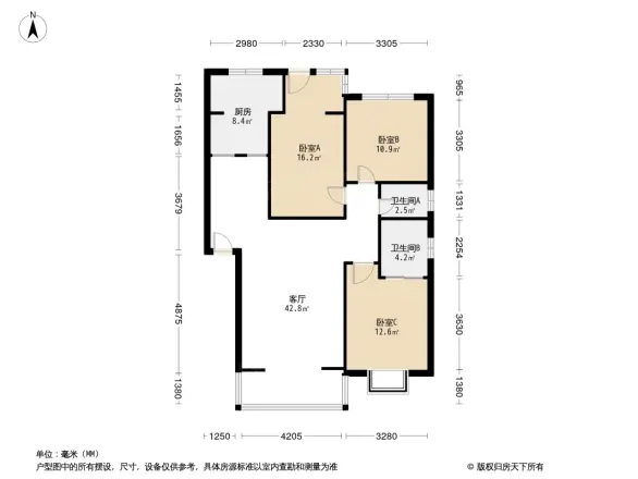 鹤舞青城户型图