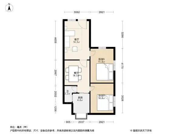 彭刘杨路机电宿舍户型图