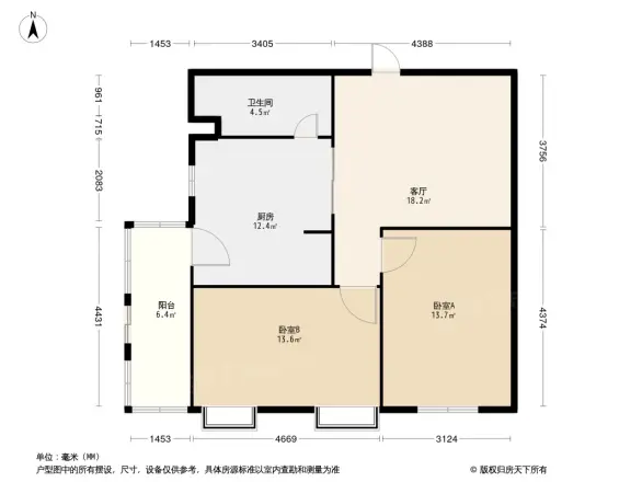 康盛大厦户型图