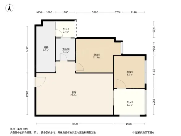 华宜上锦户型图