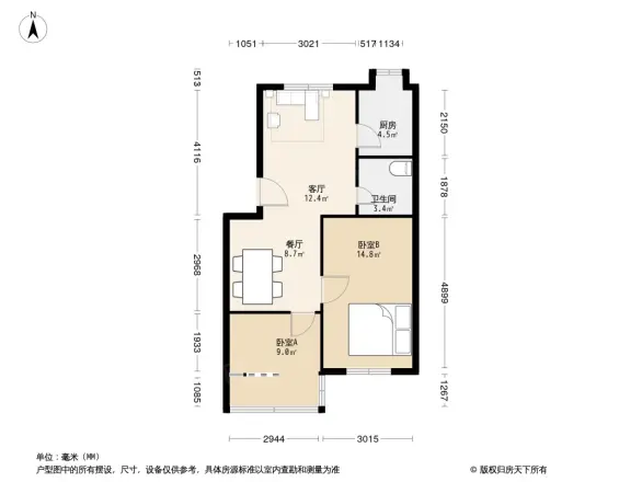 东湖梨园小区户型图