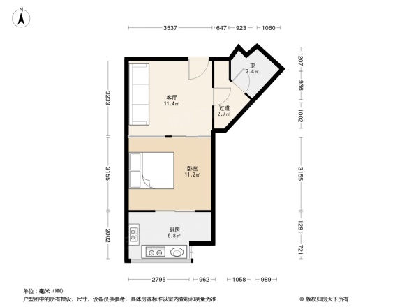 龙城公寓户型图