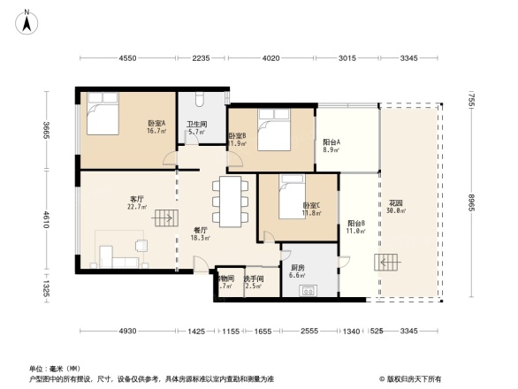 府河音乐花园户型图