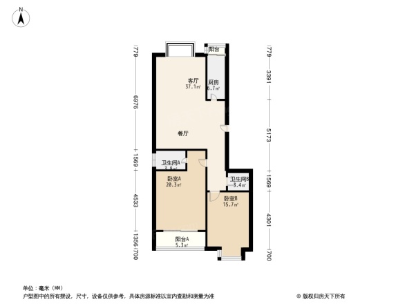 漫城名苑户型图