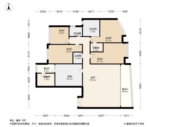 武汉天地御江苑三期户型图