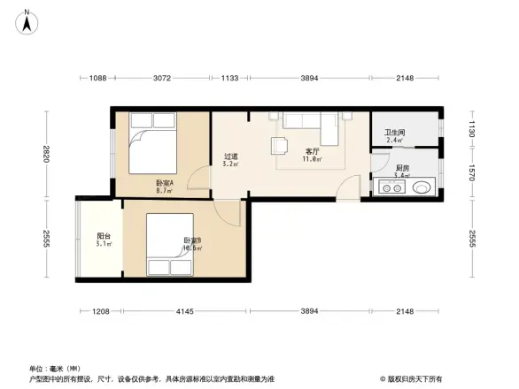 彭刘杨路社区户型图