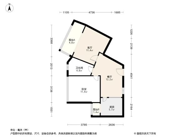 香楠湖户型图