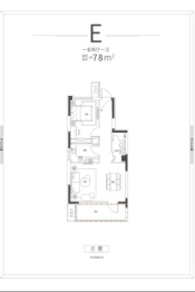 阳光郡sunshine land度假区1室2厅1厨1卫建面78.00㎡