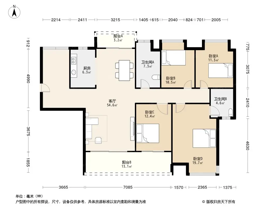 贵州金融城户型图图片