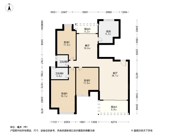 香楠湖户型图