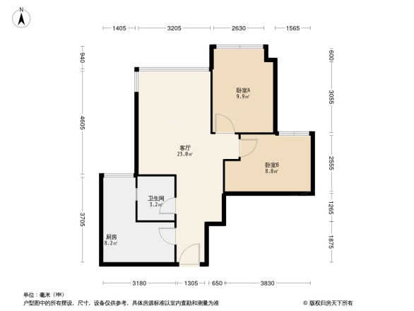 朝阳朗香广场户型图