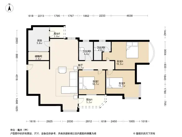 陶然豪园户型图