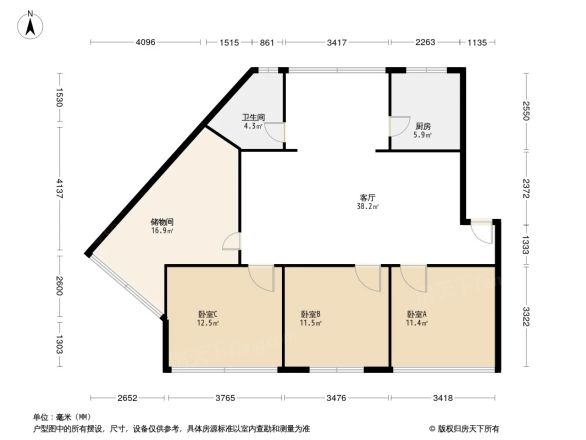黄龙花园户型图