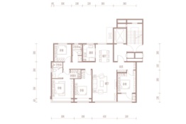 海信·璞悦4室2厅1厨2卫建面154.00㎡