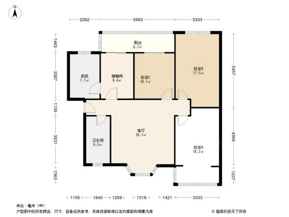 黄龙花园户型图