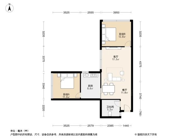 烟厂宿舍户型图