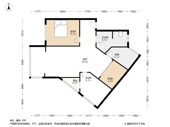 西华苑户型图