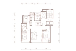 海信·璞悦3室2厅1厨2卫建面142.00㎡