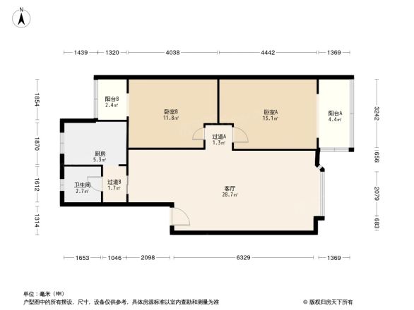 东泰苑户型图