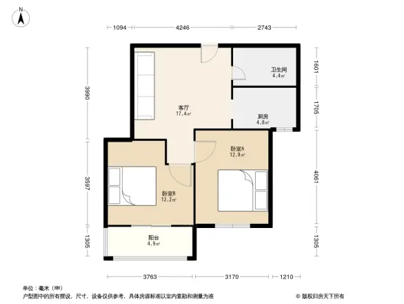 浩汉公园仕家户型图