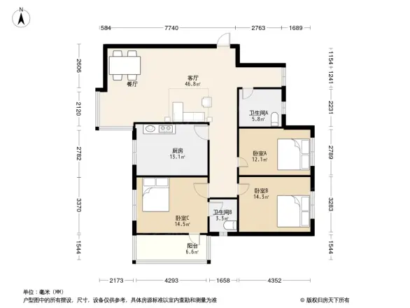 紫菘教师公寓户型图