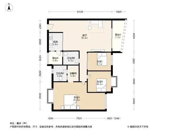圣安卓花园一期户型图