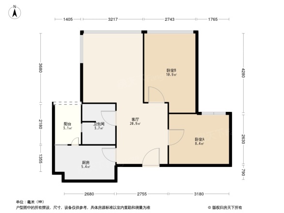 朝阳朗香广场户型图
