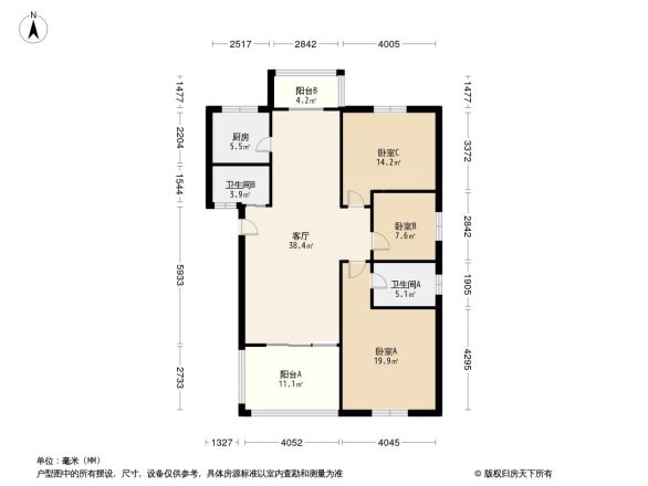 黄龙花园户型图