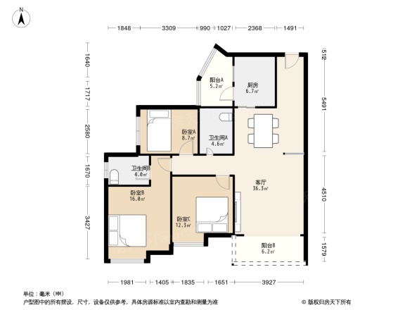 东方华庭户型图