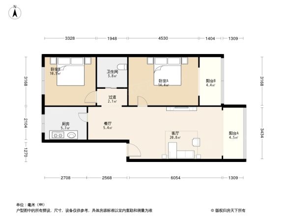 东泰苑户型图