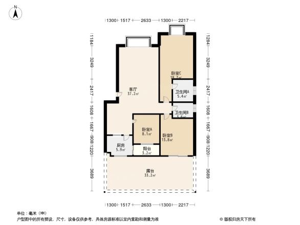 逸阳华庭户型图
