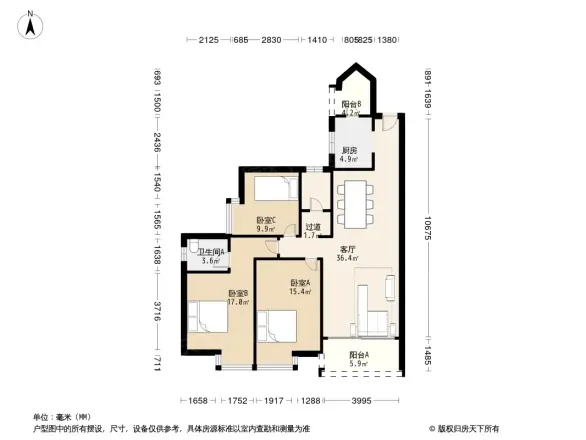 巴蜀教师楼户型图