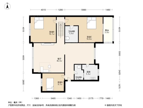 黄龙花园户型图