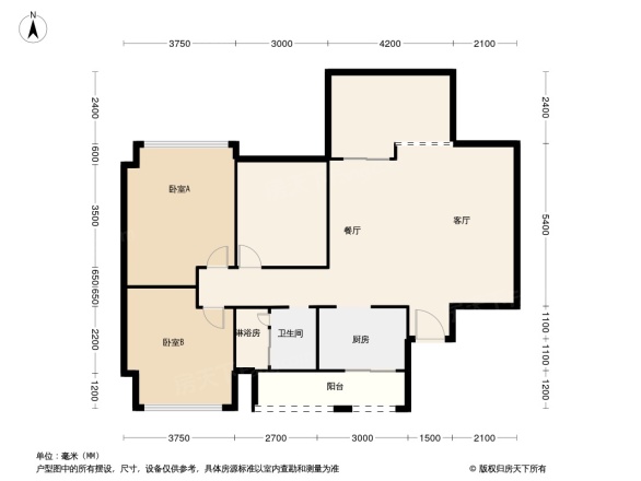 天祥广场户型图