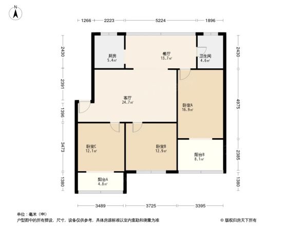 黄龙花园户型图