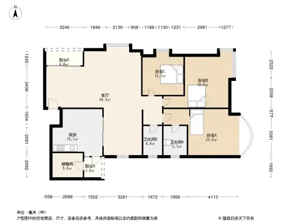 陶然豪园户型图