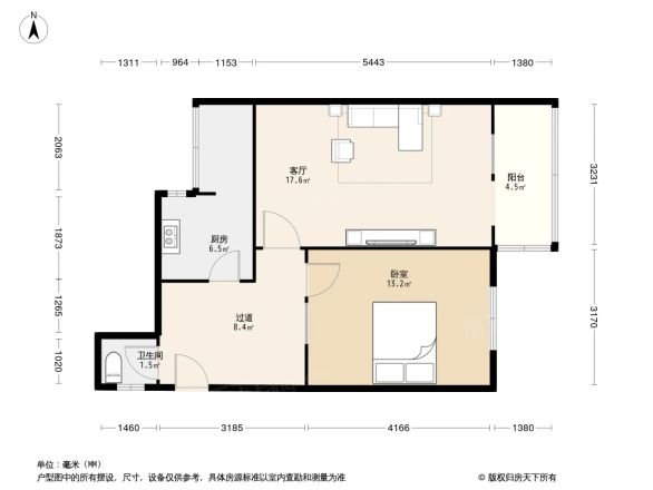 双林北横路129号院户型图