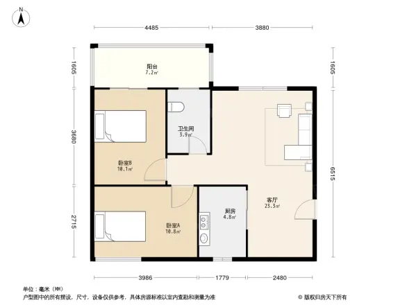 银通丽水天成户型图