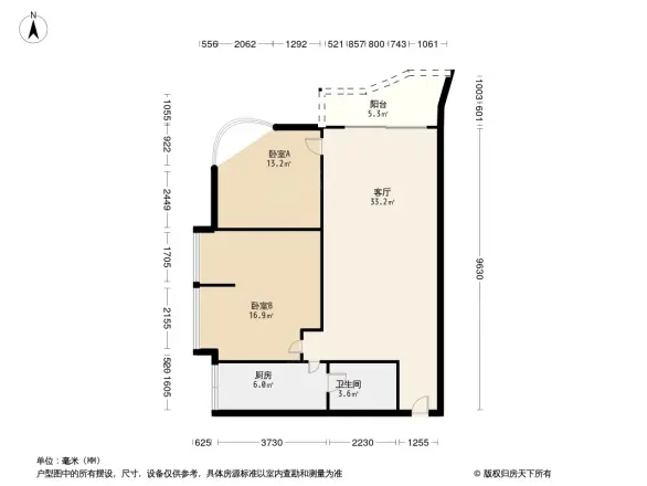 中南海晖园户型图