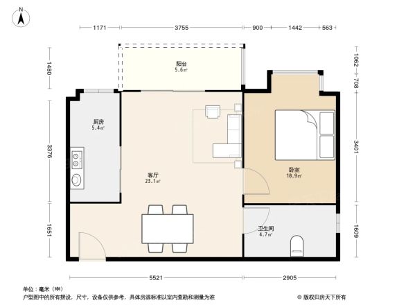 鸿业城市花园户型图