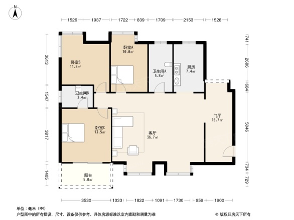 平江壹号户型图